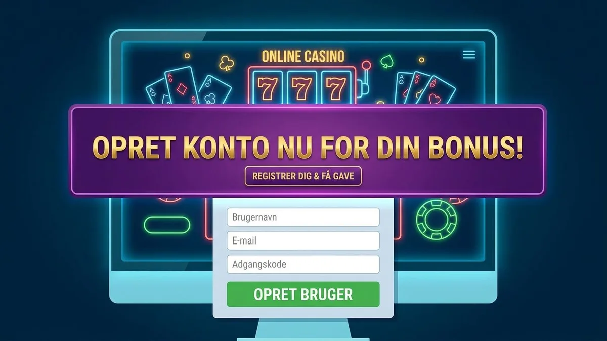 Registrer dig med bonus